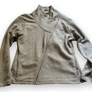 Women's Puma Gray Jacket - Size L - Sporty Style
